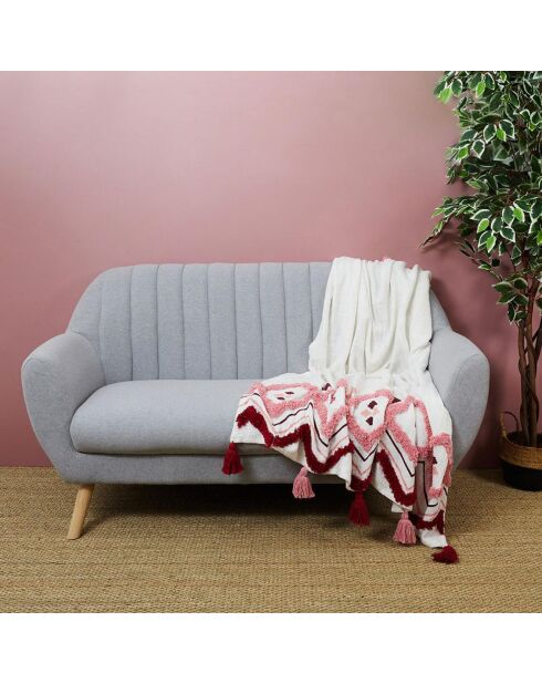 Jeté de canapé Ethnique multicolore - 130x0.5x170 cm