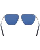Lunettes de soleil Femme doré/bleu