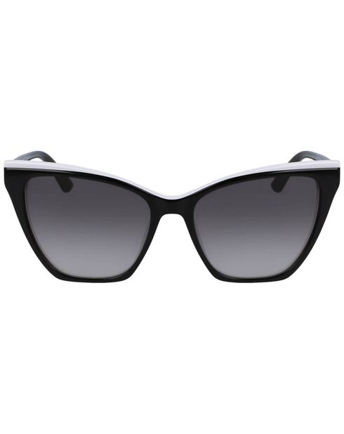 Lunettes de soleil Femme noir/blanc