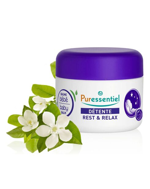 Baume de massage calmant Bébé Détente aux 3 Huiles Essentielles - 30 ml