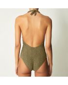 Maillot 1 Pièce Night  kaki
