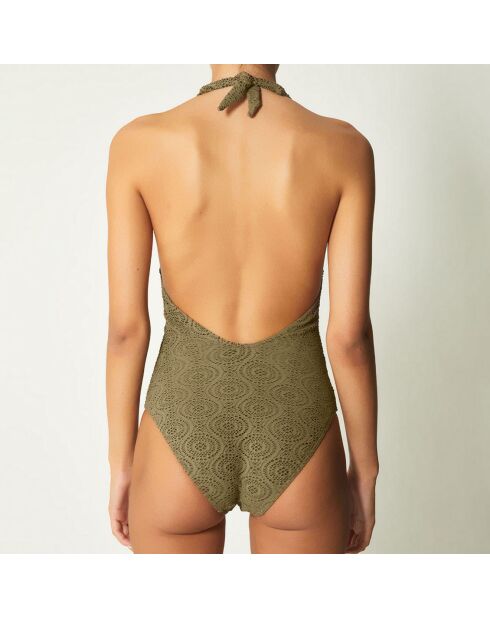 Maillot 1 Pièce Night  kaki