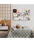 Tableau décoratif reproduction Vasili Kandinsky multicolore - 45x70 cm