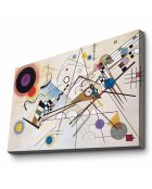 Tableau décoratif reproduction Vasili Kandinsky multicolore - 45x70 cm