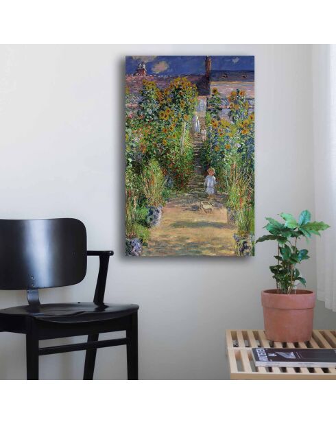 Tableau décoratif reproduction Claude Monet multicolore - 45x70 cm