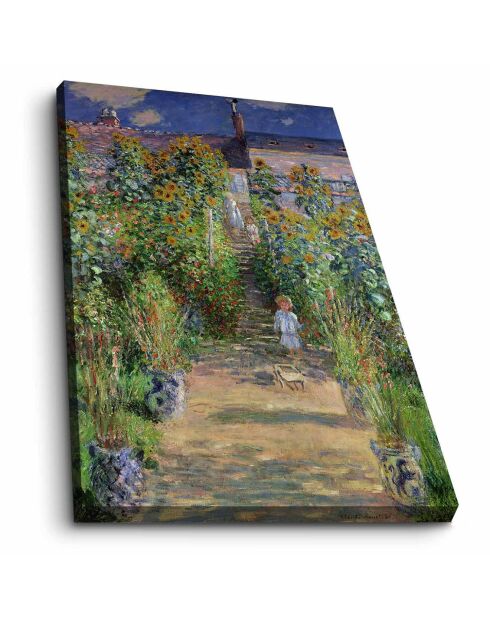 Tableau décoratif reproduction Claude Monet multicolore - 45x70 cm
