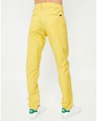 Pantalon chino slim light jaune