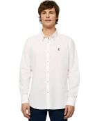 Chemise Slim Fit en Popeline Rigby blanche