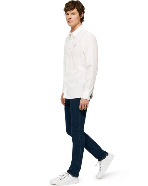 Chemise Slim Fit en Popeline Rigby blanche