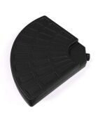 4 Dalles de parasol noires - 48x48x7.5 cm