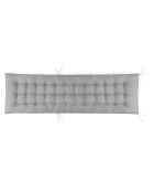 Coussin universel pour bain de soleil gris - 180x52 cm