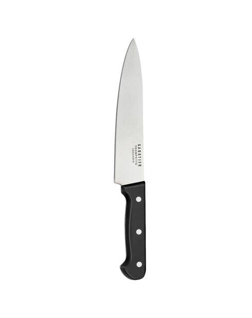 Couteau chef Universal noir/gris - 20 cm