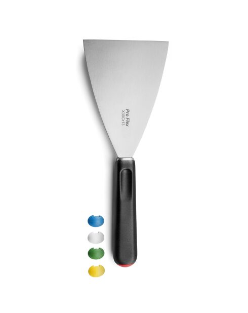 Spatule triangle gris/noir - 13 cm