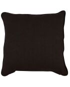 Coussin 100% Lin Nyl noir - 40x40 cm