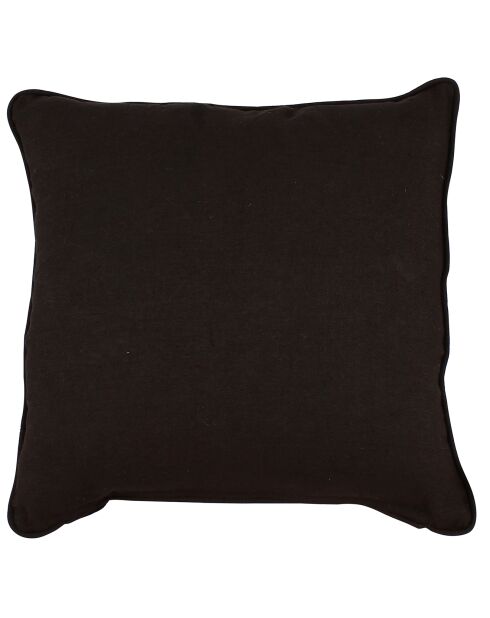 Coussin 100% Lin Nyl noir - 40x40 cm