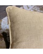 Coussin 100% Lin Nyl camel - 40x40 cm