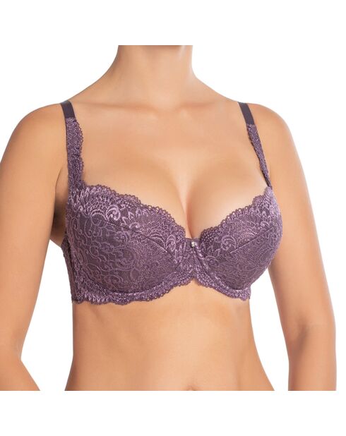 Soutien-gorge push-up Viktoria violet