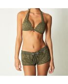 Short de Bain Amaia vert kaki