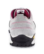 Aloa fushia/grijze fluwelen leren wandelschoenen