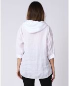 Chemise 100% Lin Katie blanche