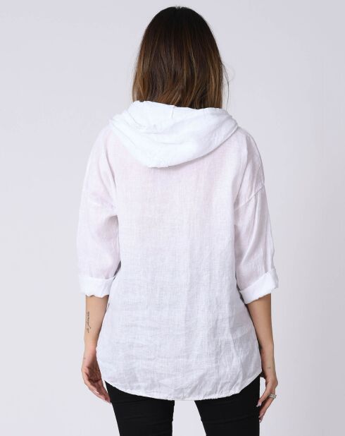 Chemise 100% Lin Katie blanche
