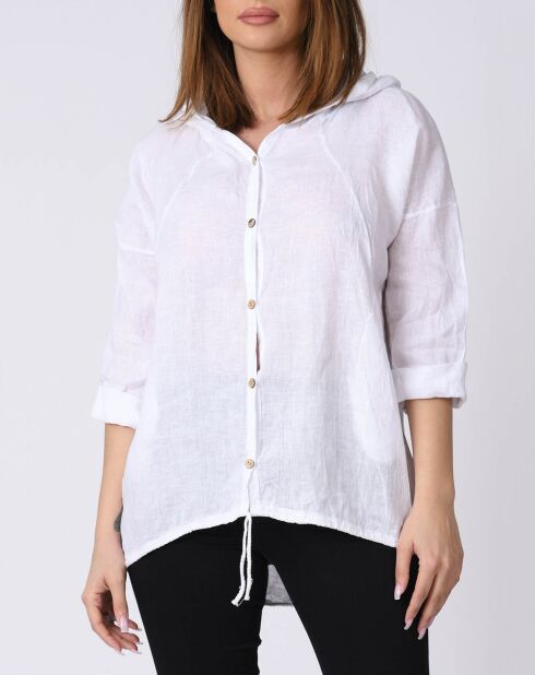 Chemise 100% Lin Katie blanche