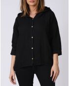 Chemise 100% Lin Katie noire