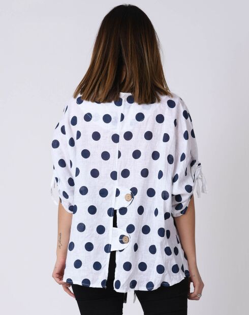 Chemise 100% Lin Lara blanche