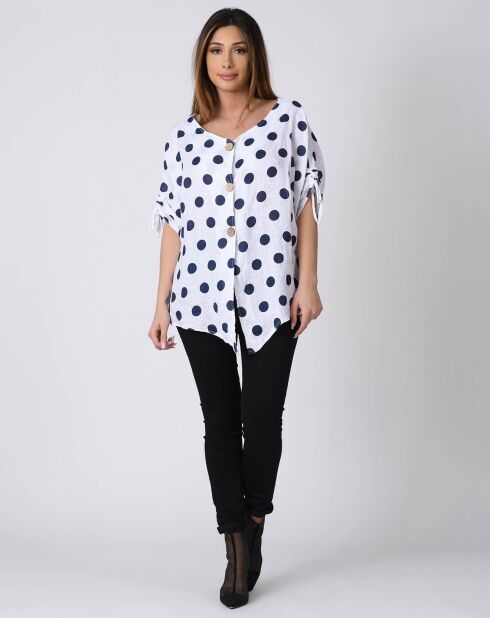 Chemise 100% Lin Lara blanche