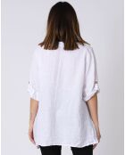 Blouse 100% Lin Lily blanche