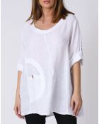 Blouse 100% Lin Lily blanche