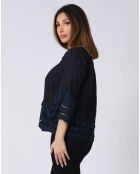 Chemise 100% Lin Lise marine