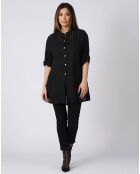 Chemise 100% Lin Lila noire