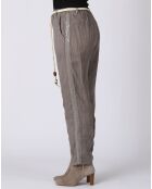 Pantalon 100% Lin Kaylen taupe