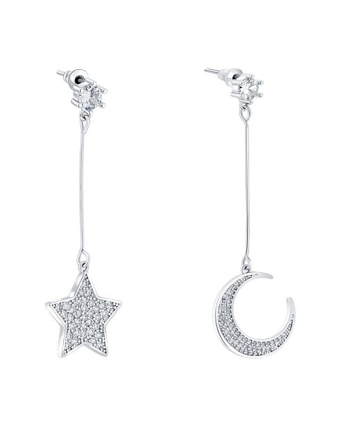 Stars by Moon Silberohrringe