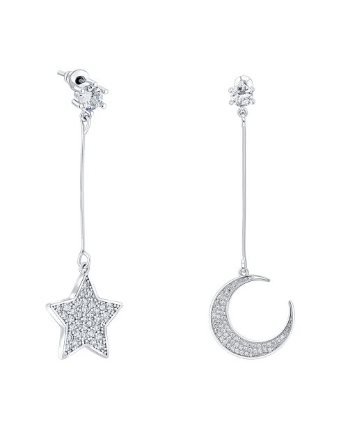 Stars by Moon Silberohrringe