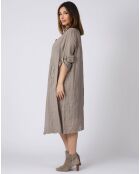 Robe 100% Lin Kate taupe