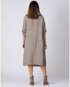Robe 100% Lin Kate taupe