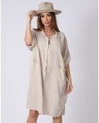 Robe 100% Lin Kathy beige
