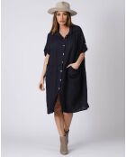 Robe 100% Lin Kathy marine