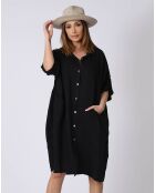 Robe 100% Lin Kathy noire