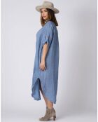 Robe 100% Lin Lilou bleue