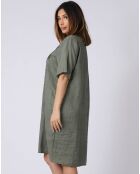 Robe 100% Lin Lison kaki