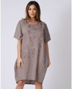 Robe 100% Lin Lison taupe