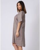 Robe 100% Lin Lison taupe