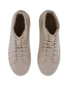 Sneakers en Cuir Alpina beiges