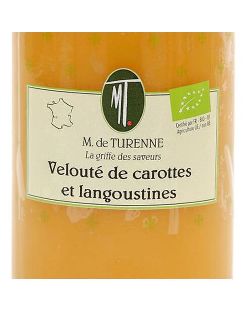 Bouteille de Velouté Carotte & Langoustine Bio 50cl