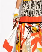 Robe Oscar tropical orange/jaune