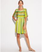 Robe Roxy à rayures multicolore
