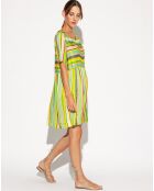 Robe Roxy à rayures multicolore